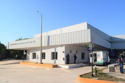 Obra inaugurada en octubre del 2021, presenta goteras y desperfecto en el sistema eléctrico.