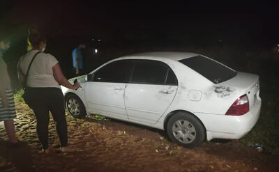 El vehículo fue abandonado en Reducto, San Lorenzo.