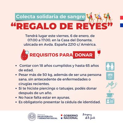 Campaña de donación de sangre, este viernes.