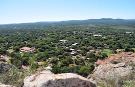 El paisaje natural del distrito de Yaguarón forma parte del paquete turístico que ofrece el municipio