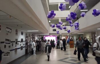 El “Paseo de los Recuerdos”, mostró el paso del tiempo del hospital a lo largo de todos estos años.