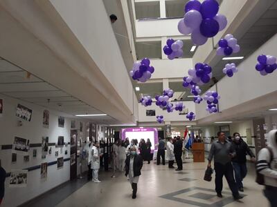El “Paseo de los Recuerdos”, mostró el paso del tiempo del hospital a lo largo de todos estos años.