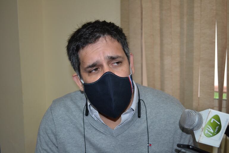 Rodney Giménez, director de la Octava Región Sanitaria.