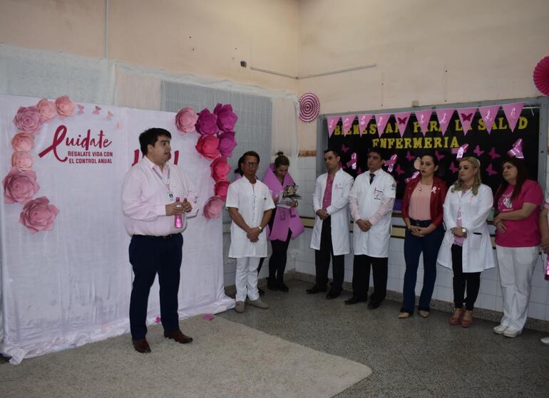 La presentación se realizó hoy en el nosocomio sanlorenzano.