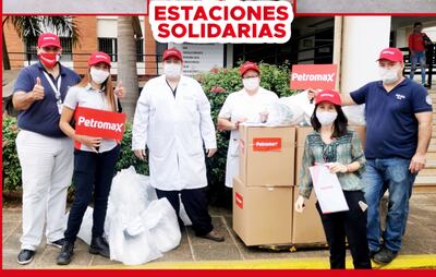 Petromax entregó materiales de bioseguridad al plantel médico de varios centros.