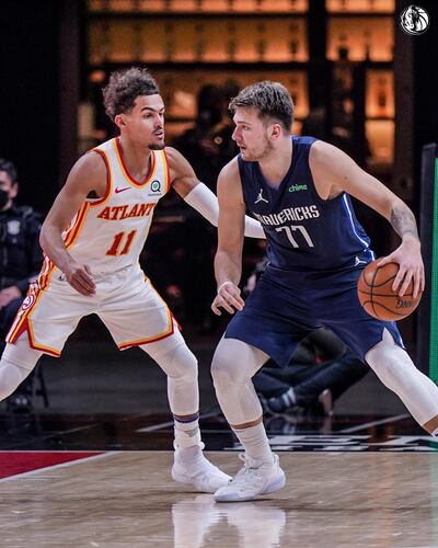 Doncic condujo al equipo a ganar a domicilio por 116-122 a los Atlanta Hawks.