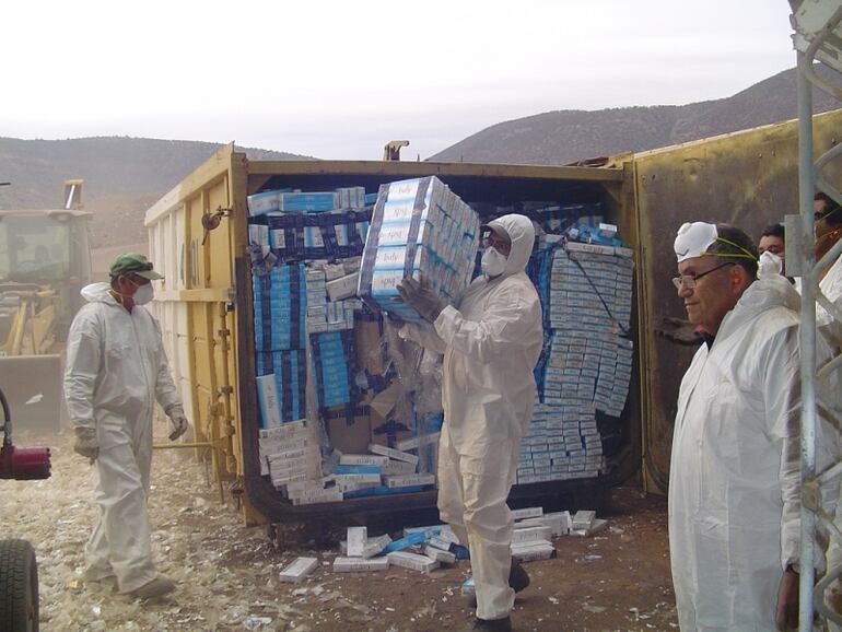 Chile cigarrillos contrabando