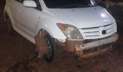 El automóvil Toyota modelo IST, color perla, guiado por Pedro Pablo Viana Marecos (50), quien se encontraba en estado de ebriedad.