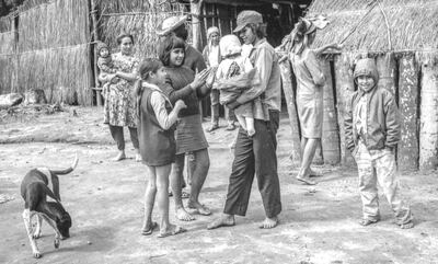 Una de las fotografías que podrán verse desde hoy en la Fotogalería Fulgencia Almirón de la Plaza de la Democracia.
