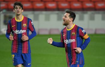 Barcelona goleó con dos goles de Lionel Messi