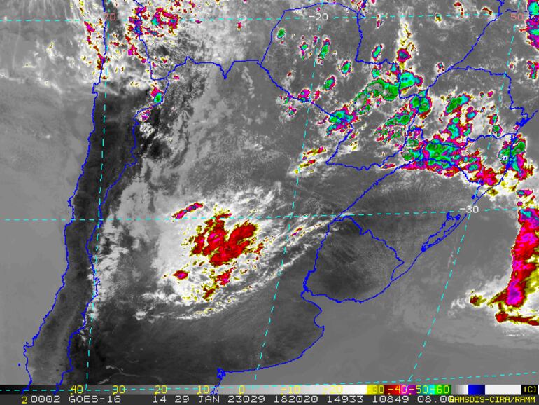Núcleos de tormentas.