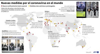 NUEVAS MEDIDAS POR EL CORONAVIRUS EN EL MUNDO