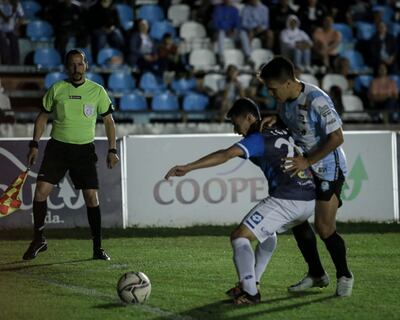 Guaireña y 12 de Octubre chocan en el Parque del Guairá.