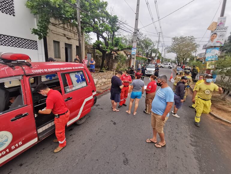 San Antonio accidente