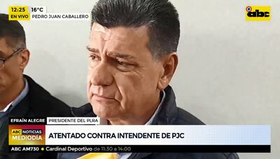 Efraín Alegre, presidente del PLRA.