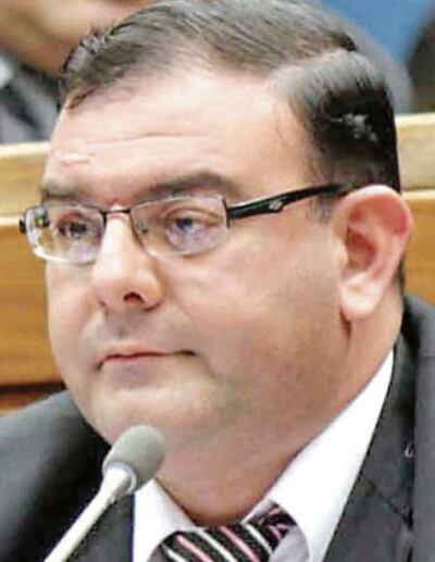 Tomás Rivas, diputado colorado, que busca anular la resolución del juez Raúl Florentín que ordenó que afronte un juicio oral.