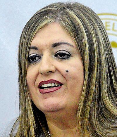 Sandra Quiñónez, fiscala general del Estado. Próximamente presentarán un pedido de juicio político por mal desempeño.