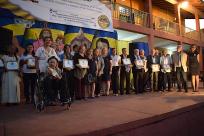 Un total de 21 personas fueron galardonadas ayer, viernes, en Luque.