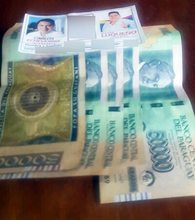 Colorados de Luque recurren a las viejas prácticas de comprar votos.