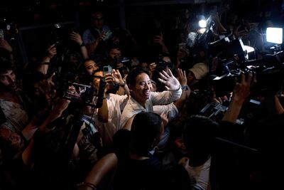 Pita Limjaroenrat, líder del partido opositor Move Forward y candidato a primer ministro de Tailandia.