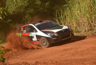 Jorge Cresta y Carlos Aponte, con un Toyota Runx, fueron los más veloces ayer en el shake down de la tracción sencilla, por delante de Ricardo Fretes y Nicolás Baeza