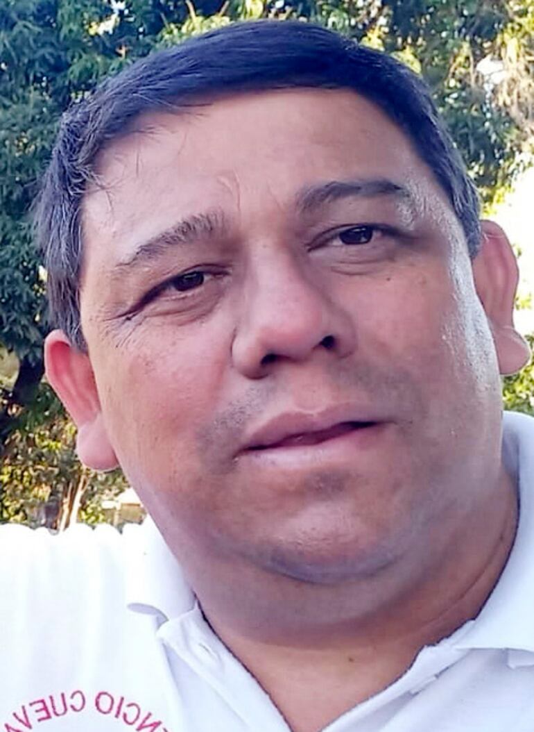 Inocencio Cuevas, candidato.