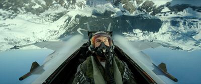 Tom Cruise en "Top Gun: Maverick", que llegará a cines en mayo de 2022.