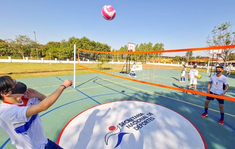 Inauguración de la Plaza Deportiva en Unión
