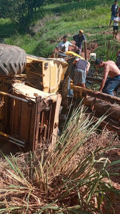 El percance ocurrió en la colonia Chino Cue de Itakyry.