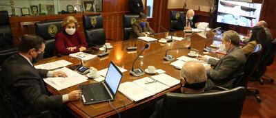 La sesión de la Corte Suprema de Justicia realizada ayer, en la que la discusión sobre la continuidad o no del Consejo de Administración Judicial fue la principal protagonista.