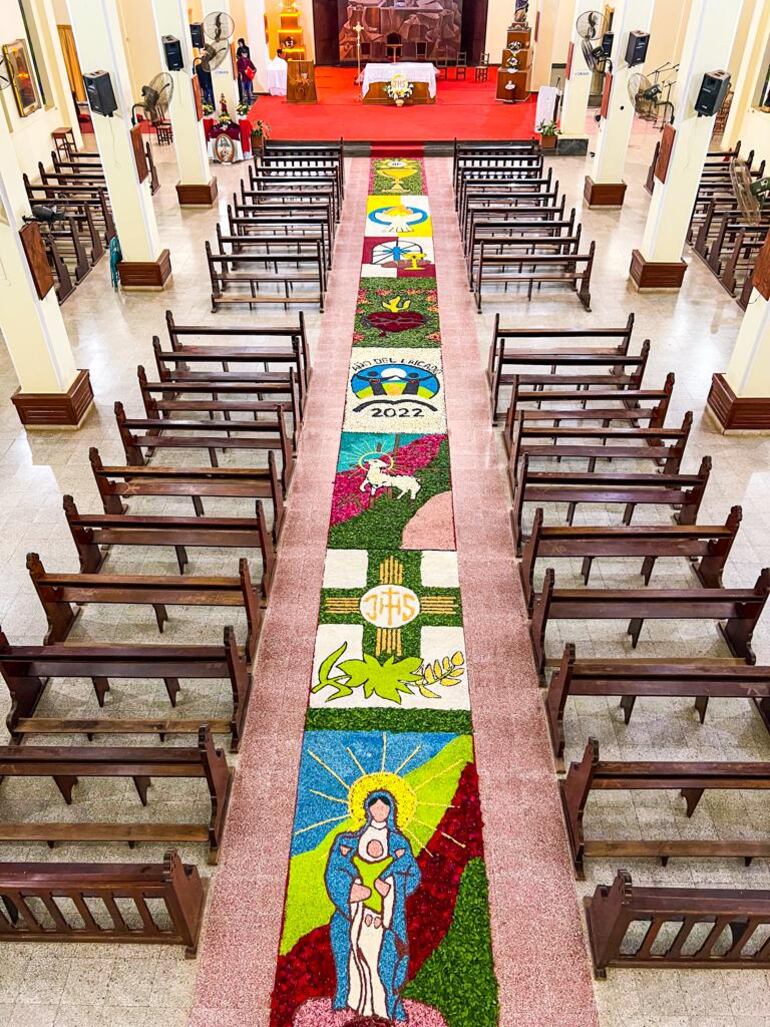 Asì luciò esta mañana la Catedral de Concepciòn.