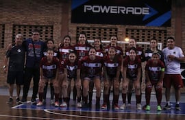 Plantel de Exa Ysaty, flamante campeón de la Superliga de Futsal FIFA Femenina 2022.