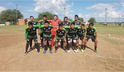 Integrantes del equipo Atlético Trébol (Foto Gentileza)