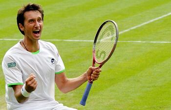 El tenista ucraniano Sergiy Stakhovsky, quien se unió al ejercito de su país.