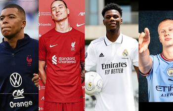 Mbappé, Darwin, Tchouaméni y Haaland mueven el mercado de pases en Europa.