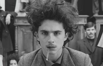 Timothée Chalamet en "La crónica francesa".