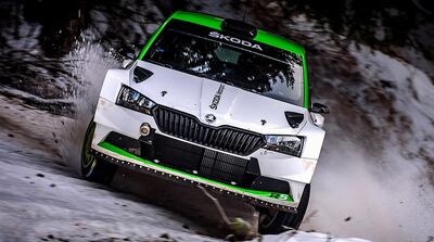 Fabrizio Zaldívar competirá esta temporada en el WRC3 con un Skoda Fabia R2.