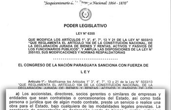 La ley promulgada el año aprobada el año pasado ahora es atacada de inconstitucional.