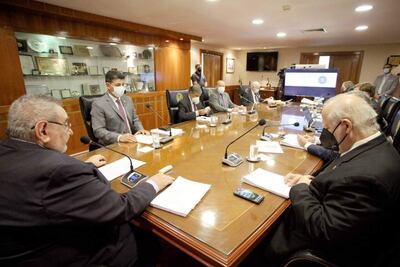 Sesión plenaria de la Corte Suprema de Justicia, en la que se resolvió la suspensión del juez Carlos Lezcano.