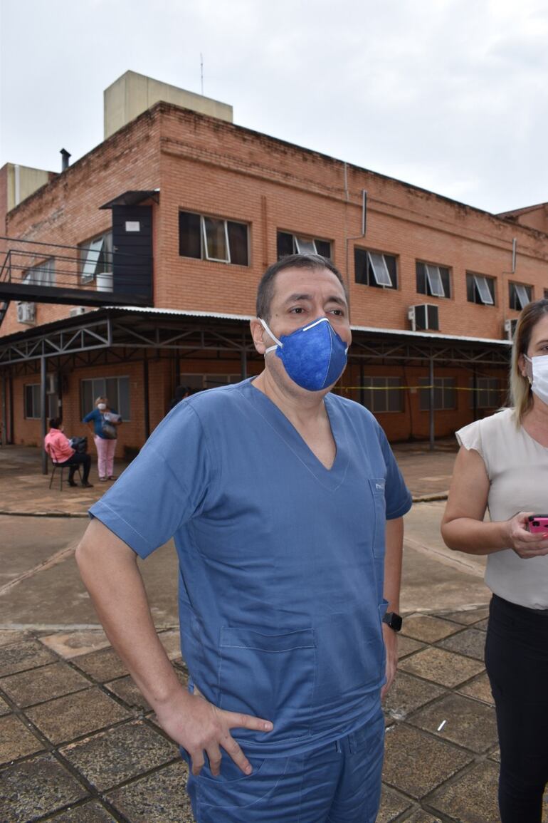 Doctor Jorge Giubi, director el Hospital de Clínicas.