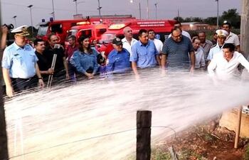 Primer Centro de Abastecimiento de Agua en Carapeguá.