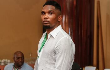 Samuel Eto'o, flamante presidente de la Federación de Fútbol de Camerún, que organizará la Copa de África en enero próximo.
