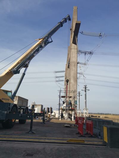 Tarea de adecuación realizada en el Campo 25 de Yacyretá.