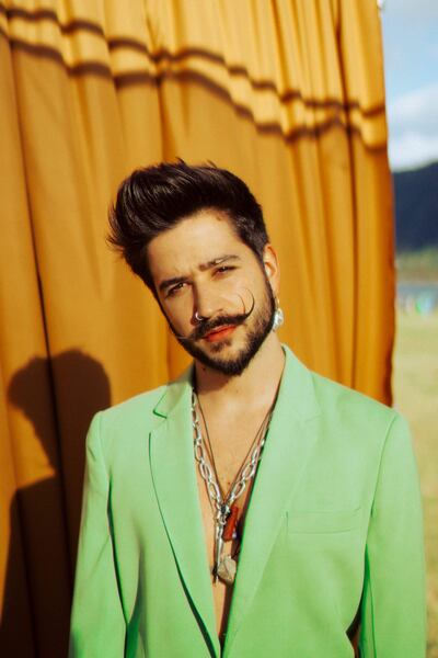 El cantante colombiano Camilo.