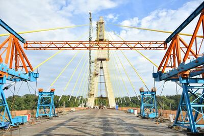 La obra del Puente de la Integración concluiría en el último trimestre de 2022.