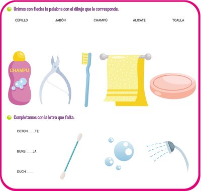 Utensilios para la higiene