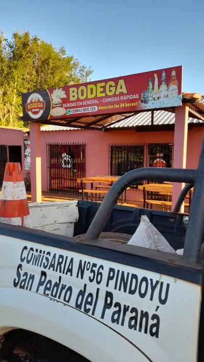 Bodega donde ocurrió el altercado que desembocaría en el supuesto asesinato.