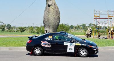 Aarón Lobos y Hugo Villalba, con un Honda Civic Type R, fueron los vencedores de la Clase RC4B.