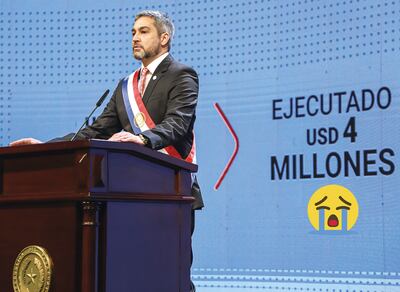 La ley de emergencia aprobada en tiempo récord por la amenaza del covid puso a disposición del Gobierno US$ 1.600 millones, pero solo US$ 4 millones de ese monto se utilizaron en fortalecer el sistema de salud pública, motivo por el cual sigue sin estar preparado y hay riesgo de que se tenga que extender la cuarentena.