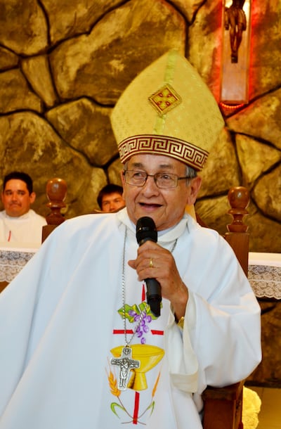Monseñor Mario Melanio Medina, obispo emérito de la diócesis de Misiones y Ñeembucú.